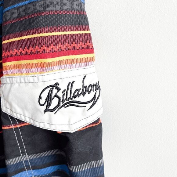 Billabong Mens Striped Hecho de Billabong Mexican Board Shorts Multi Size 40 - Picture 4 of 9